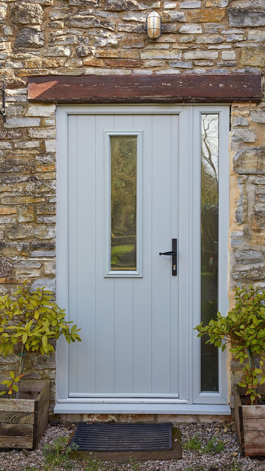 Painted composite front door installed in Royal Wootton Bassett