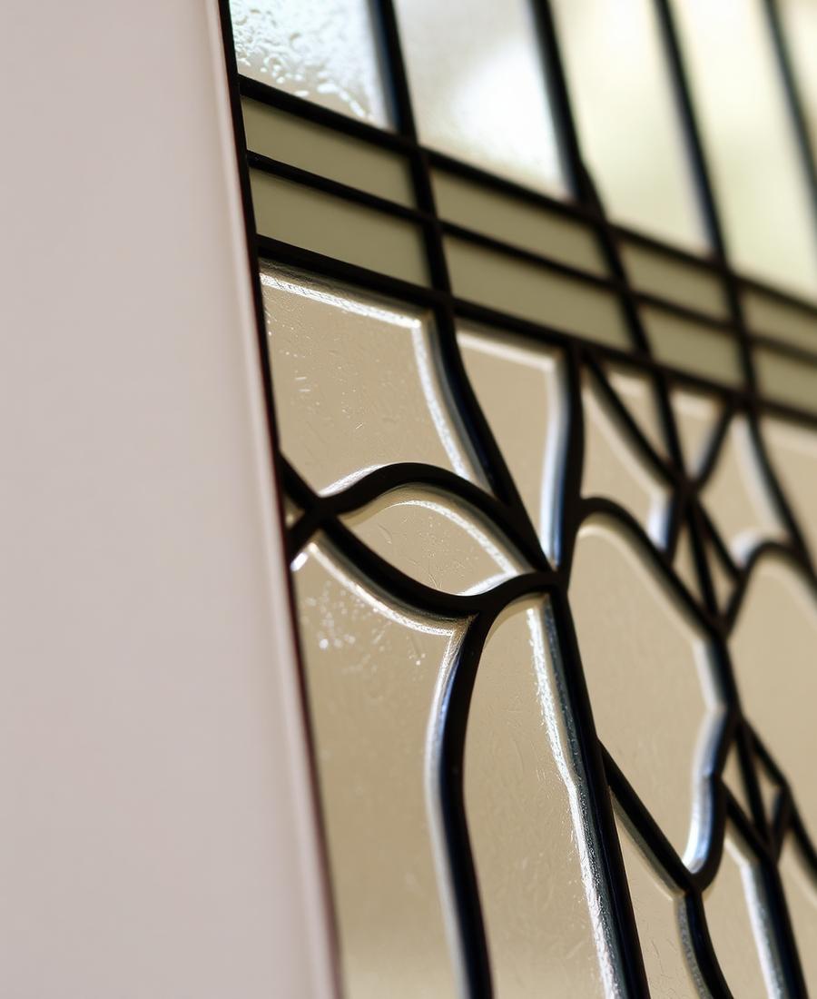 Art deco style decorative glass design